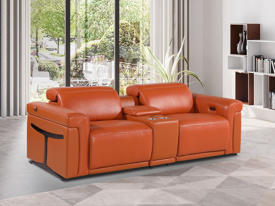 1126 - 3-Piece Modular Power Reclining Loveseat In With 2 Power Recliners & Power Headrests