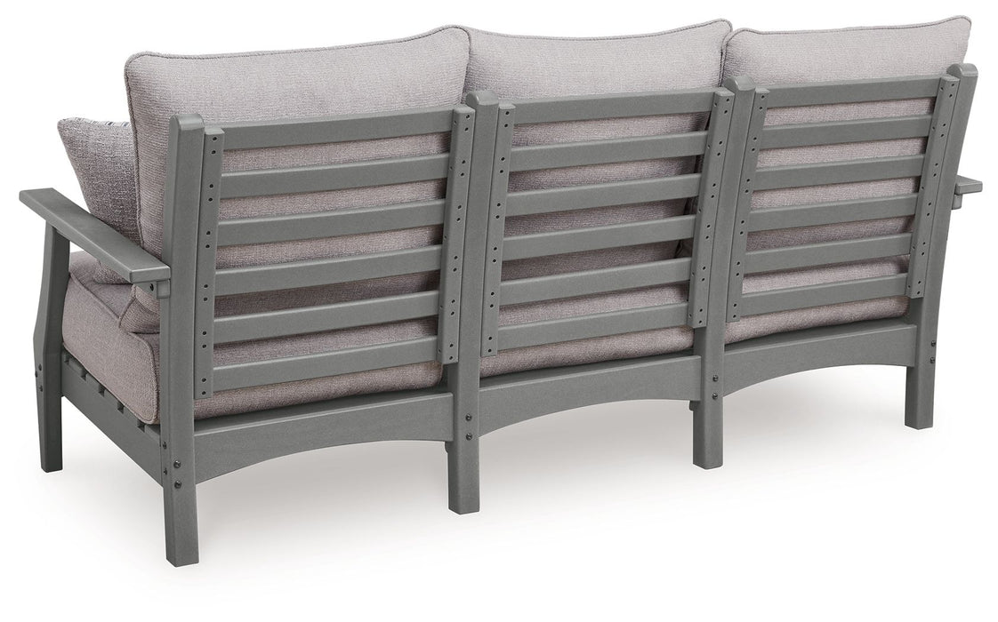 Cove Beach - Sofa With Cushion - Gray