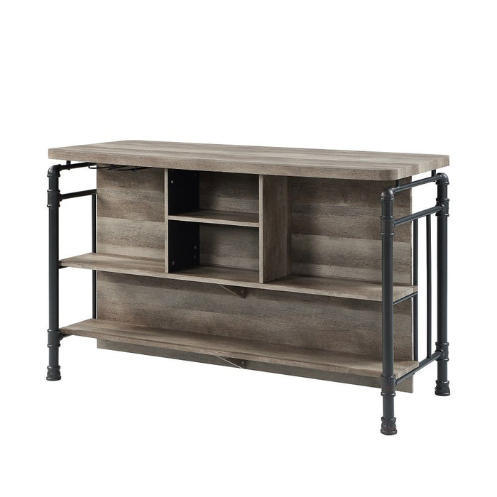 Edina - Counter Height Table - Antique Oak & Sandy Gray