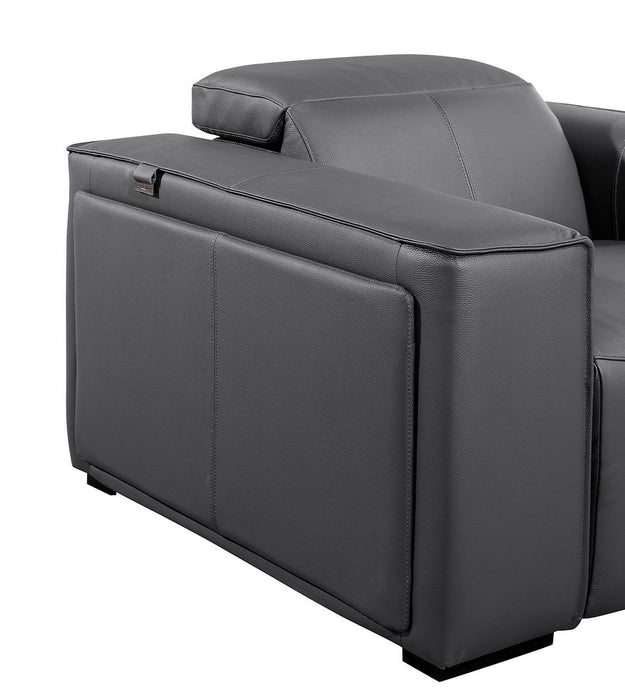 1224 - 7-Piece L-Shaped Sectional Sofa In With 3 Power Recliners & Power Headrests