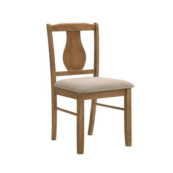 Kayee - 5 Piece Dining Set - Weathered Oak