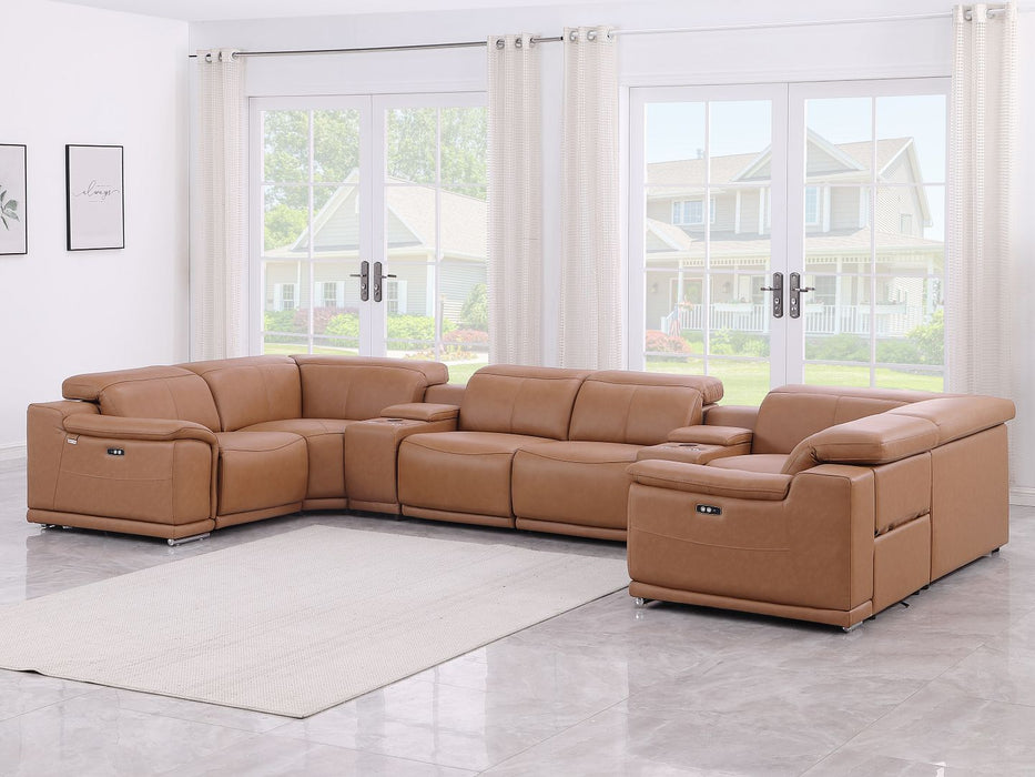 9762 - 8-Piece U-Shaped Sectional Sofa With 2 Power Recliners
