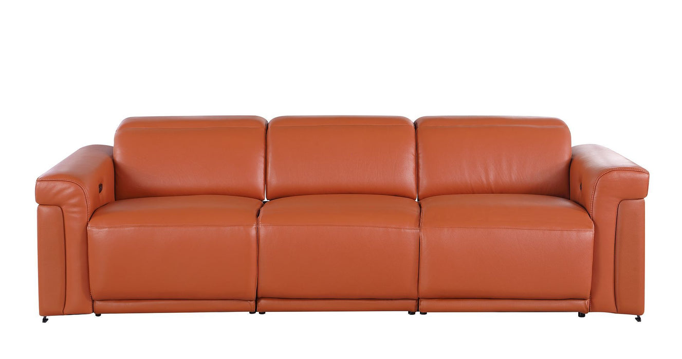 1126 - 3-Piece Modular Power Reclining Sofa In With 3 Power Recliners & Power Headrests