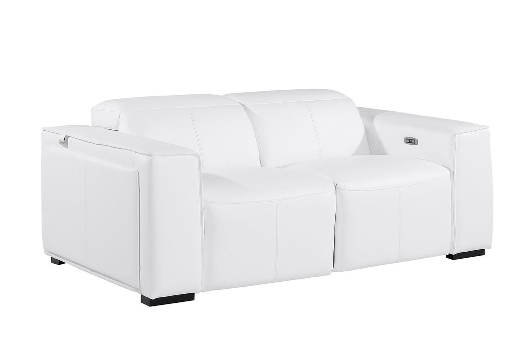 1224 - 2-Piece Modular Power Reclining Loveseat In With 2 Power Recliners & Power Headrests
