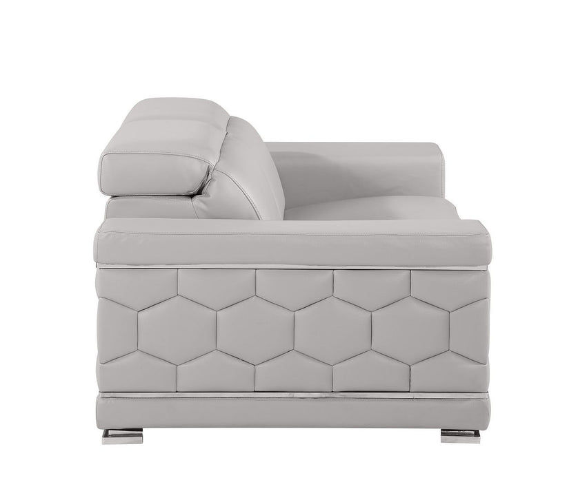296 - Genuine Leather Loveseat