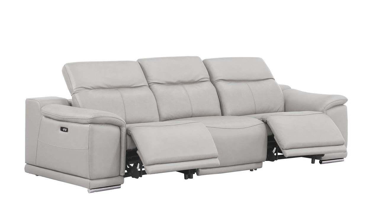 2679 - Genuine Leather Reclining Set (Sofa And Loveseat With 4 Power Recliners)