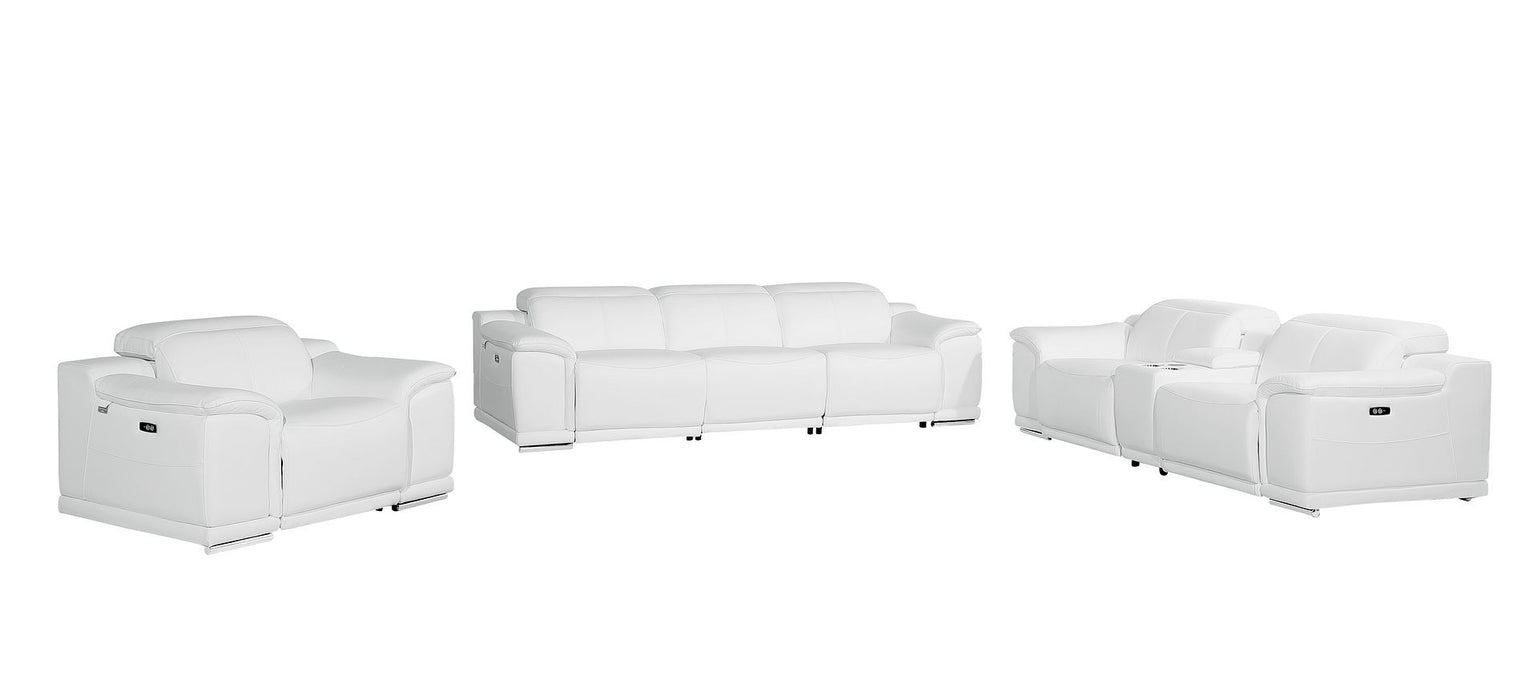 9762 - 7-Piece Modular Power Reclining Sofa, Loveseat And Chair Set With 6 Power Recliners In