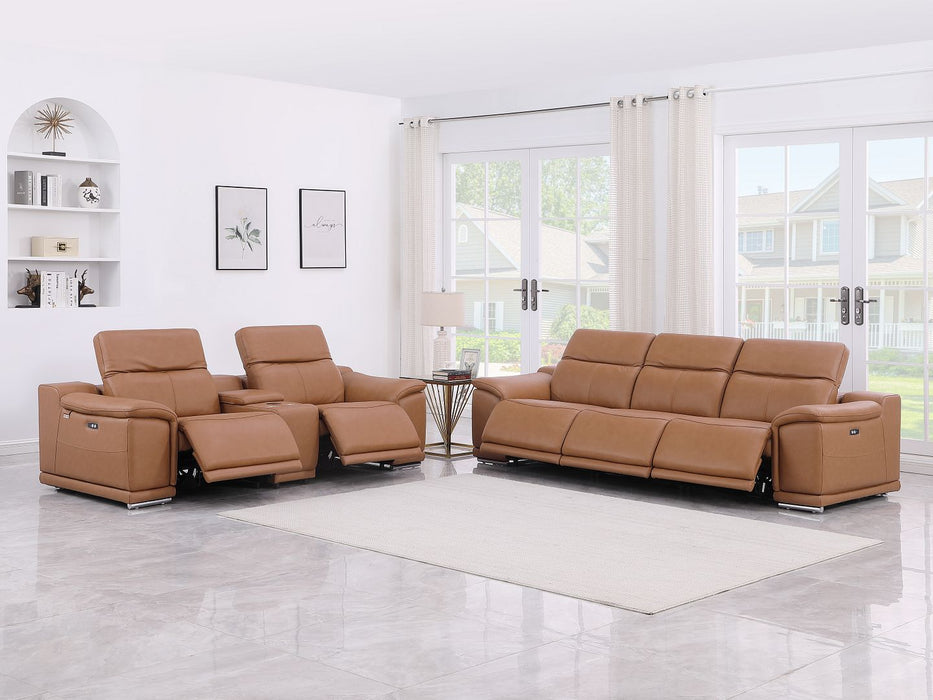 9762 - 6-Piece Modular Power Reclining Sofa And Console Loveseat Set With 5 Power Recliners In