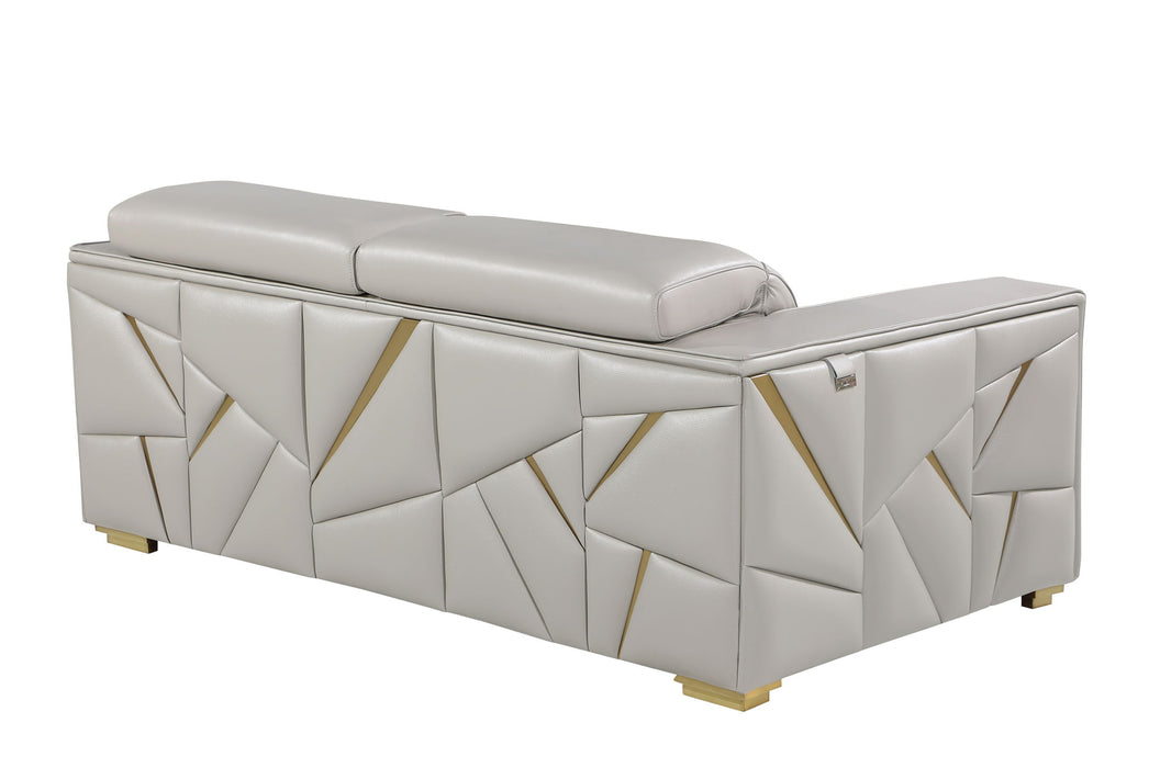 1120 - Leather Loveseat