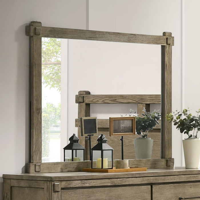 Colton - Mirror - Antique White Oak