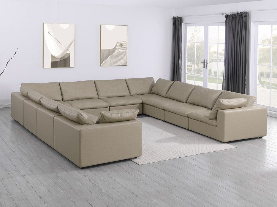1100 - 10-Piece U-Shaped Sectional In Top-Grain Italian Leather