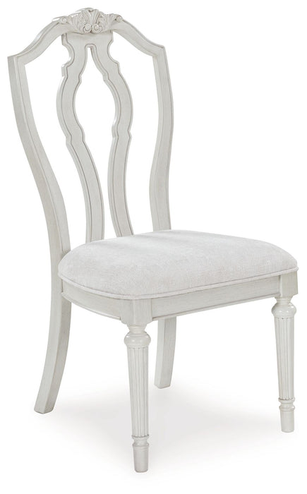Montelaine - Dining Upholstered Side Chair (Set of 2) - Antique White
