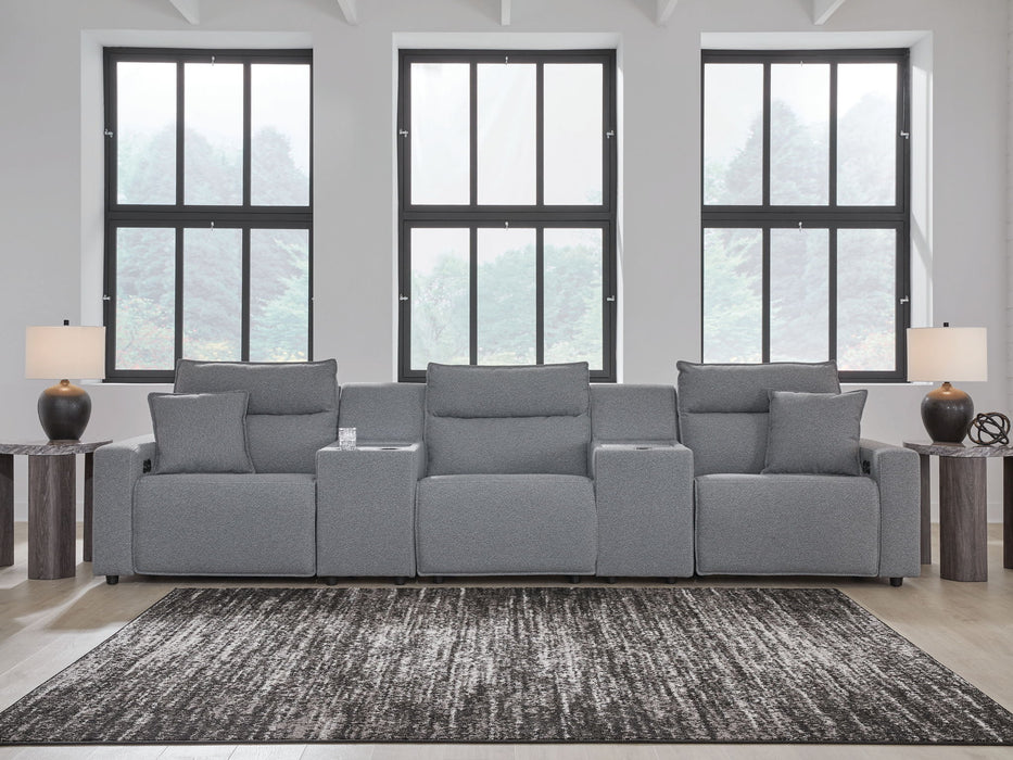 ModMax II - Salt And Pepper - Reclining Sectional