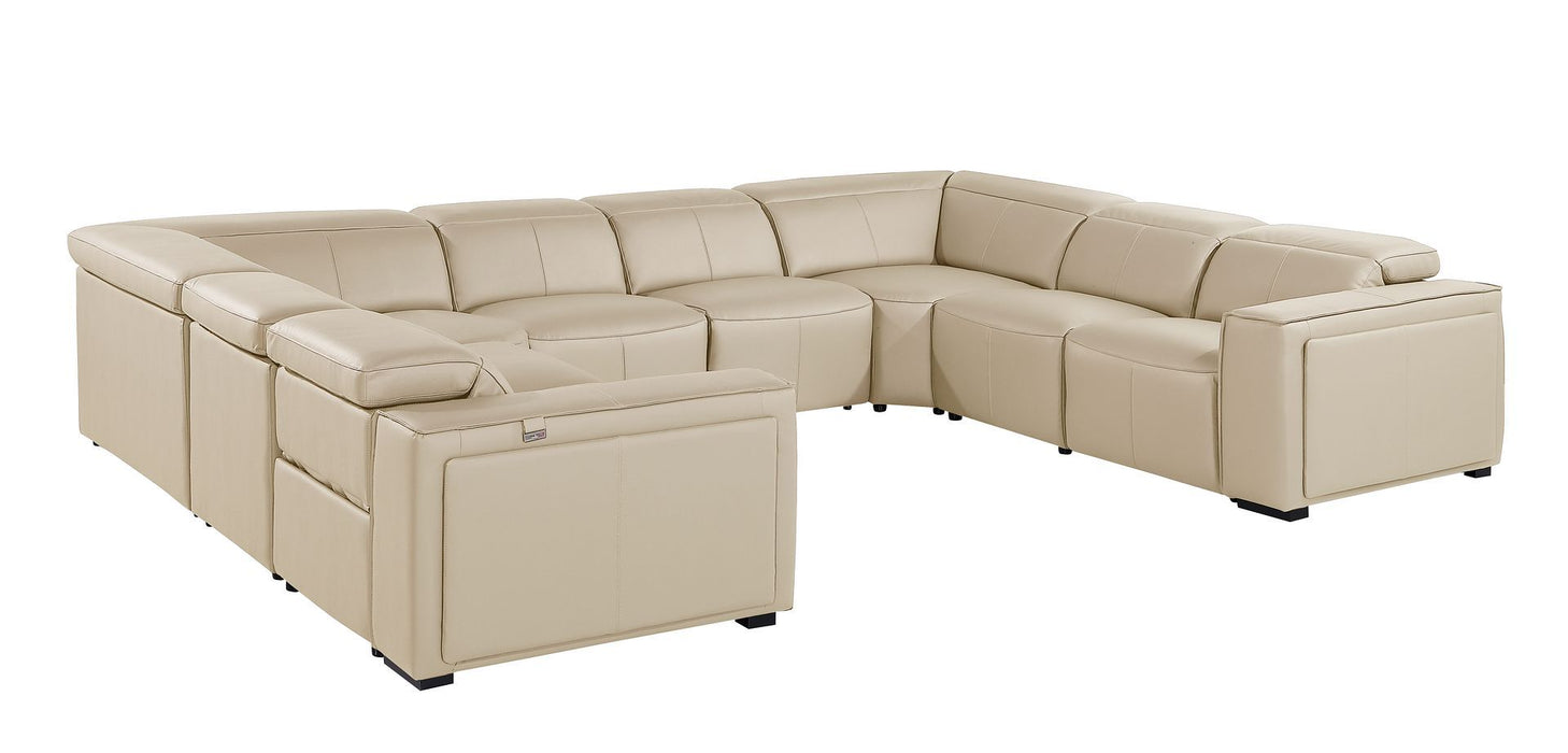 1224 - 8-Piece U-Shaped Sectional Sofa In With 4 Power Recliners & Power Headrests