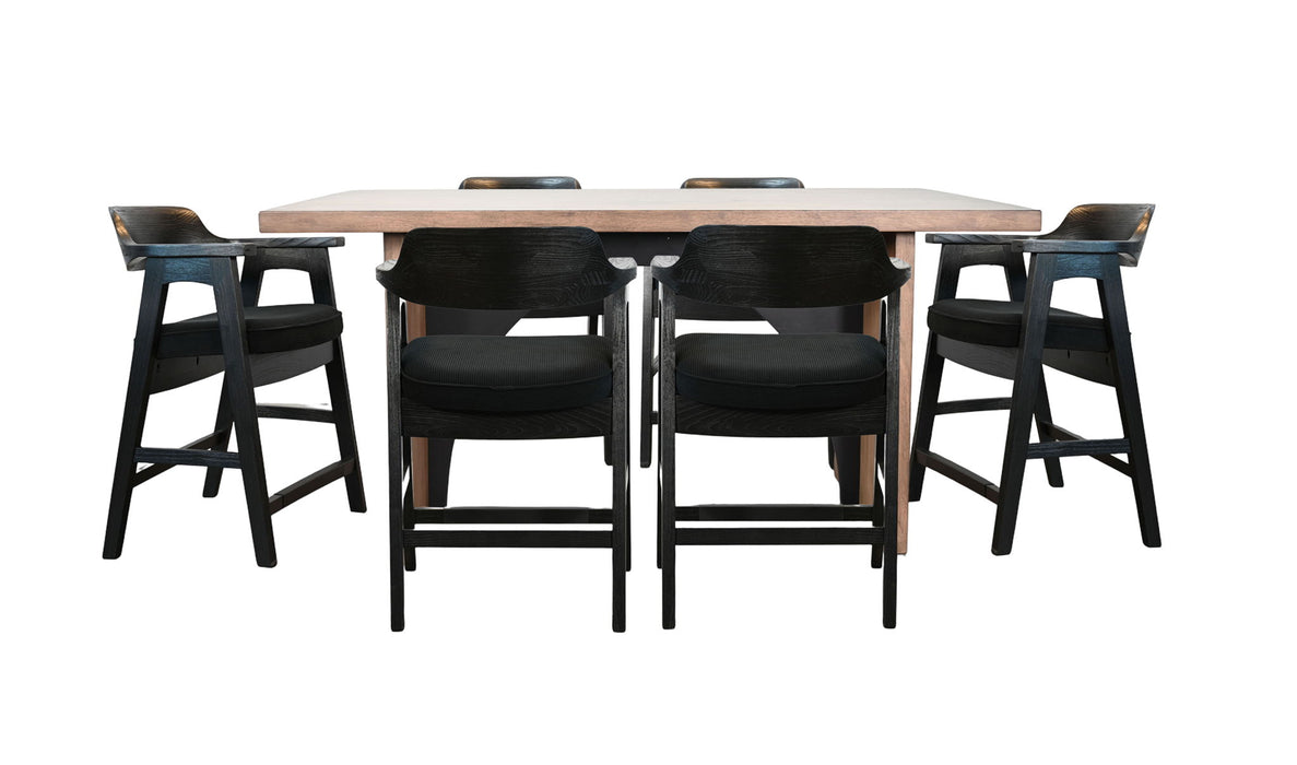 Modern - Rectangular Arch Counter Table Set