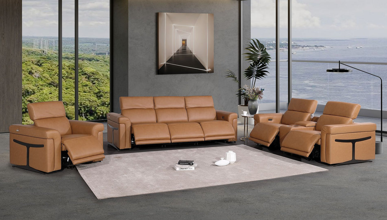 1126 - 7-Piece Modular Power Reclining Sofa, Loveseat & Chair Set In With 6 Power Recliners & Power Headrests