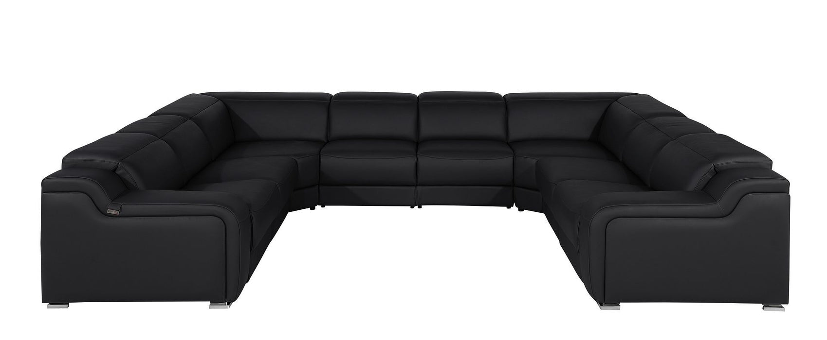 1116 - 8-Piece U-Shaped Sectional Sofa In With 4 Power Recliners & Power Headrest