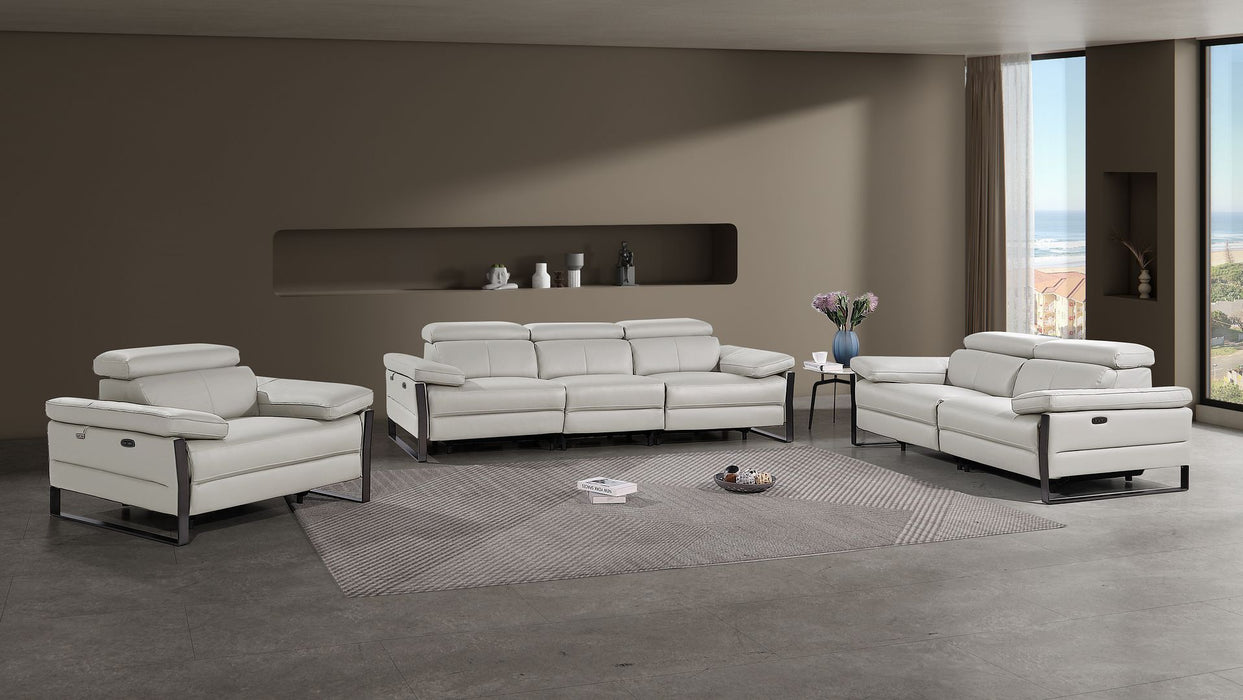 1246 - Modular Power Triple Reclining Sofa, Loveseat, And Chair Set With Power Headrests