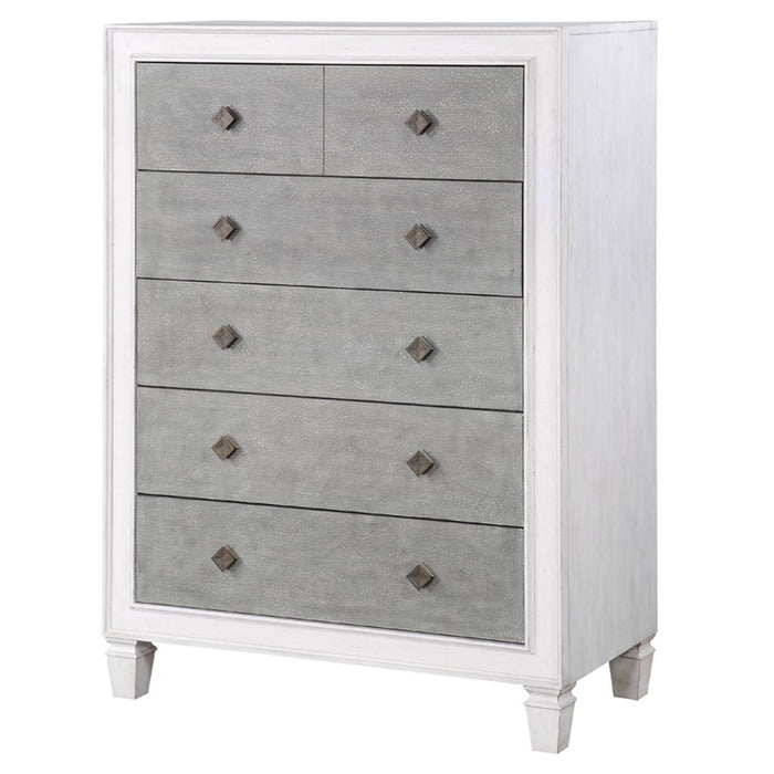 Katia - Chest - Rustic Gray & Weathered White
