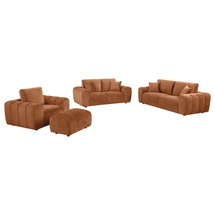 Burnett - Chenille Upholstered Sofa Set