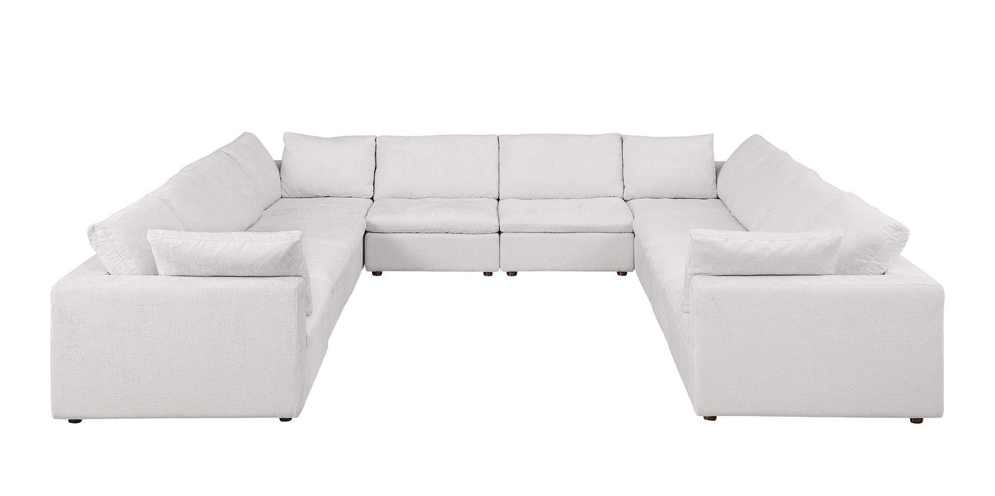 1100 - 10-Piece U-Shaped Sectional In Italian Fabric