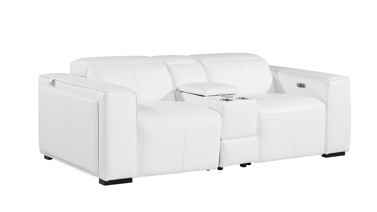 1224 - 3-Piece Modular Power Reclining Loveseat In With 2 Power Recliners & Power Headrests