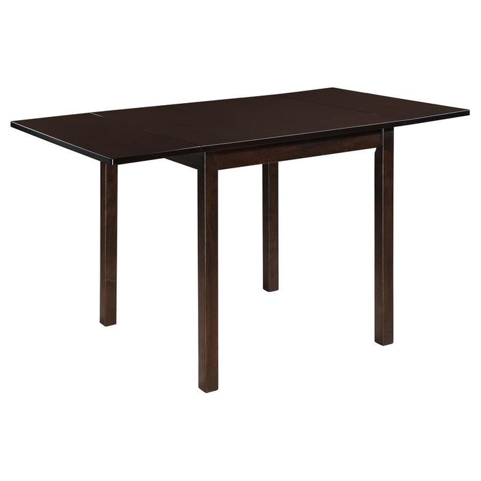 Kelso - 3 Piece Drop Leaf Dining Table Set - Cappuccino