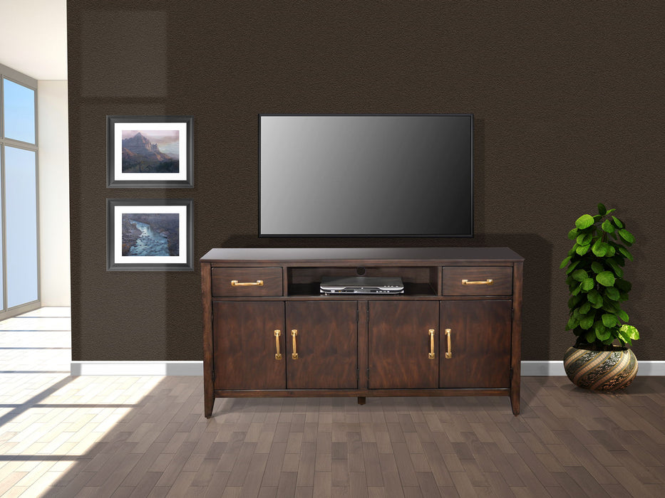 Coffee Brown Media Console - Coffee Bean