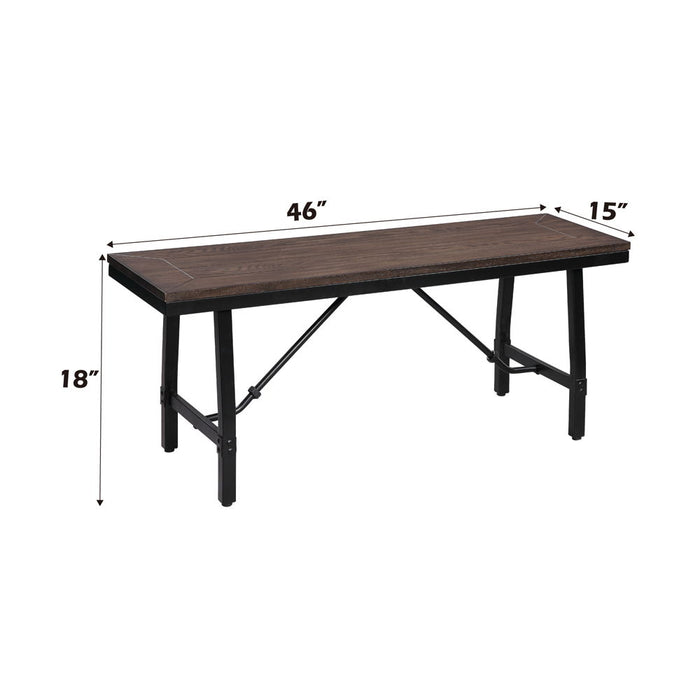 Mariatu - Bench - Oak & Black