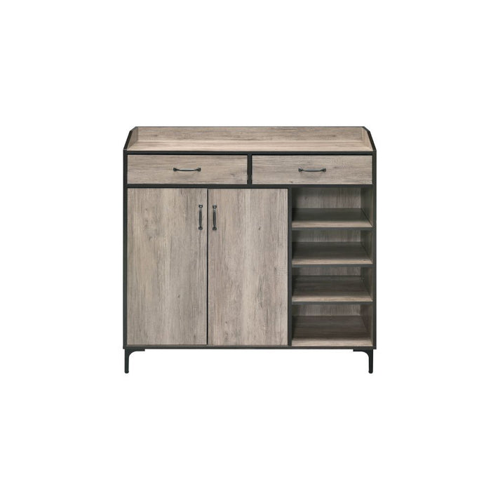 Pavati - 48" Shoe Cabinet - Rustic Gray Oak