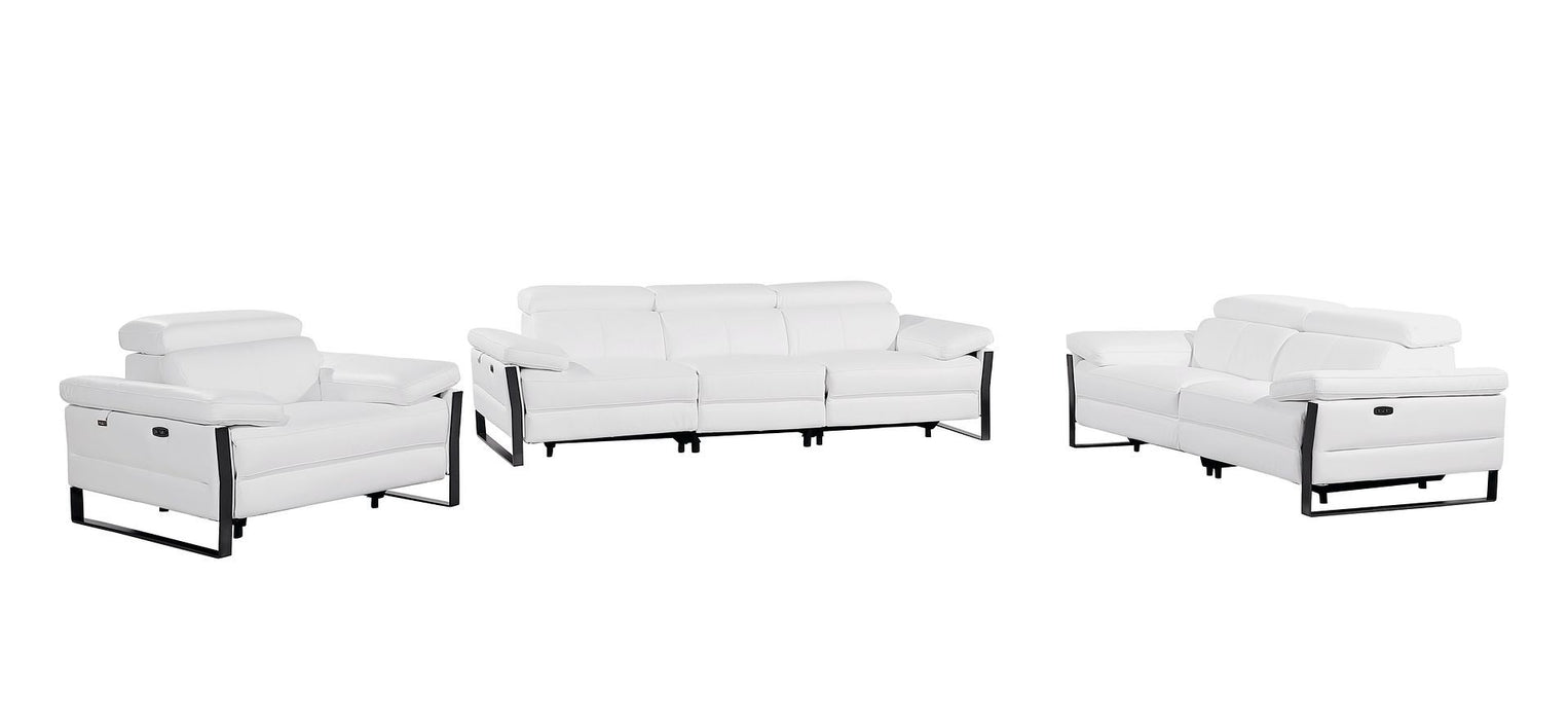 1246 - Modular Power Triple Reclining Sofa, Loveseat, And Chair Set With Power Headrests