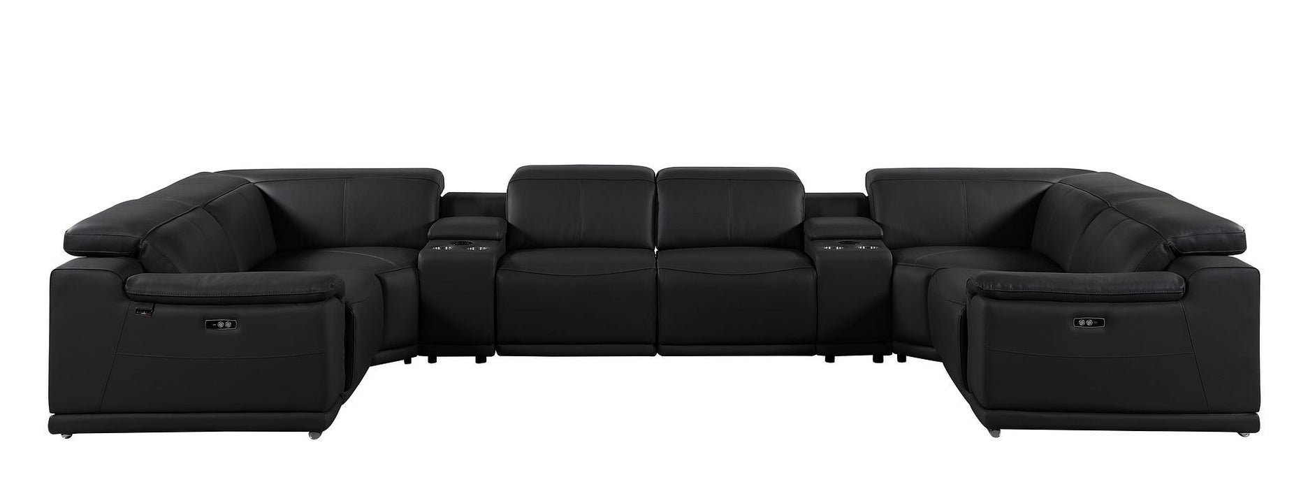 9762 - 8-Piece U Shaped Sectional Sofa With 2 Power Recliners