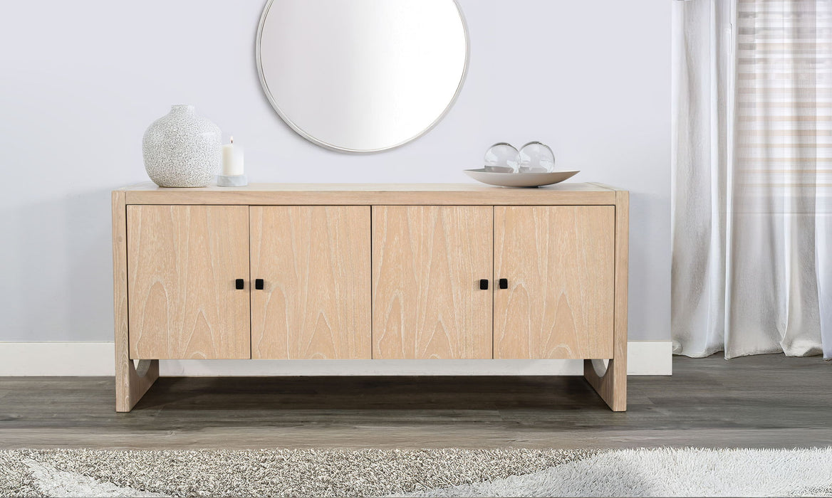 Liz - Arched Leg Oak Buffet - Bergen Oak