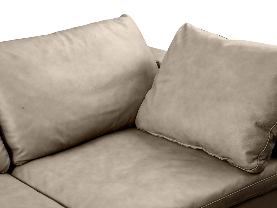 1100 - 9-Piece U-Shaped Sectional In Top-Grain Italian Leather