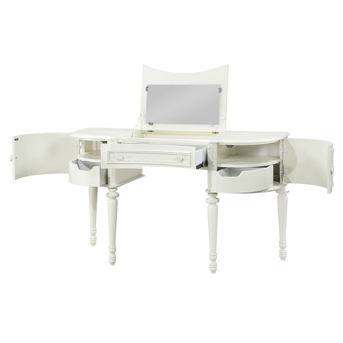 Dorothy - Vanity Desk & Mirror - Ivory