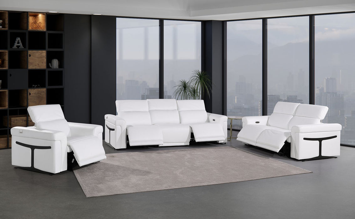 1126 - 6-Piece Modular Power Reclining Sofa, Loveseat & Chair Set In With 5 Power Recliners & Power Headrests