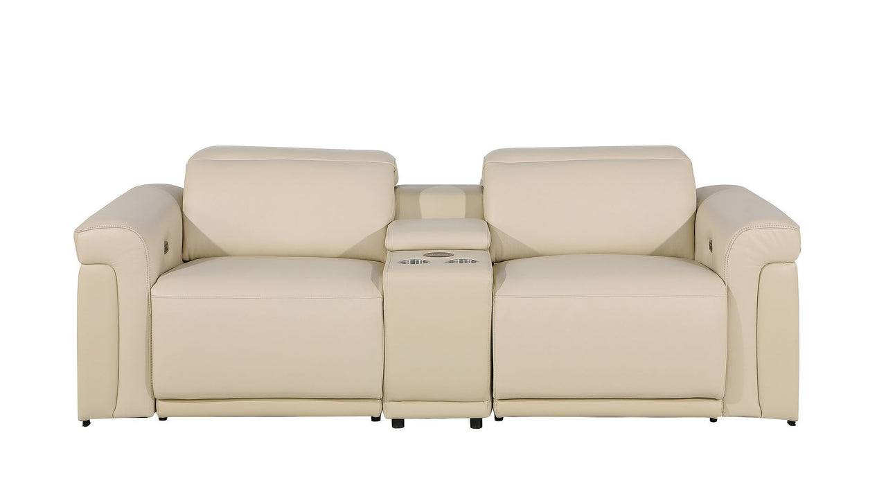 1126 - 3-Piece Modular Power Reclining Loveseat In With 2 Power Recliners & Power Headrests