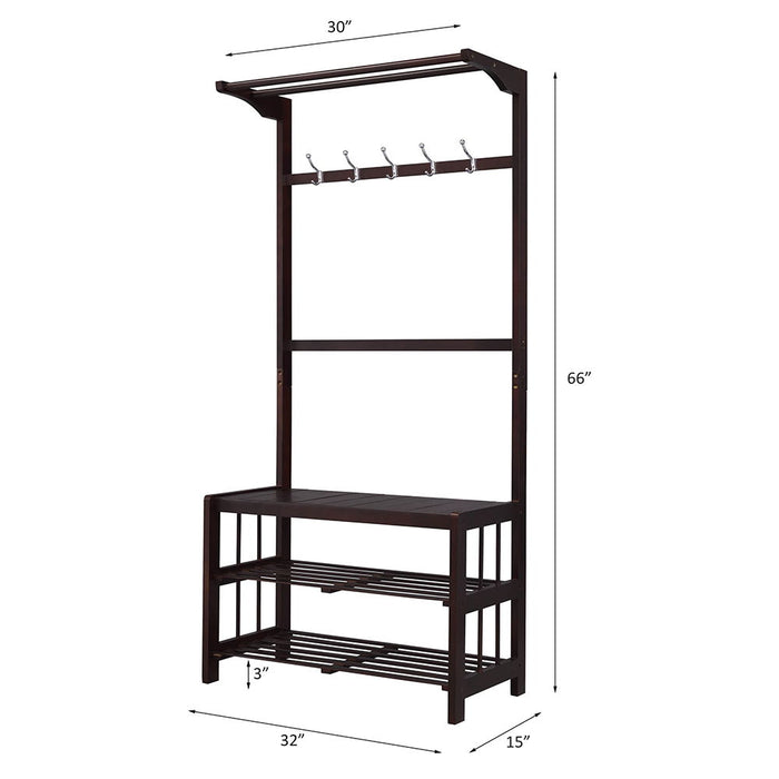 Pieria - Hall Tree - Espresso