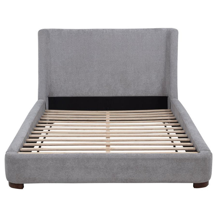 Rennes - Upholstered Wingback Platform Bed