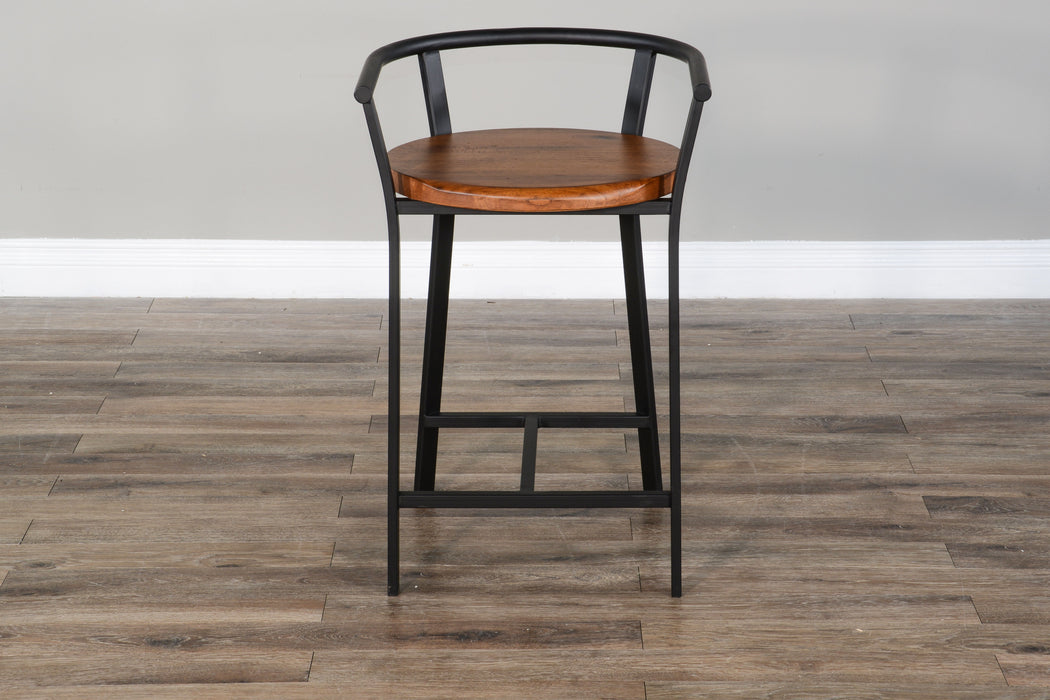 Metroflex - Barstool With Wood Seat