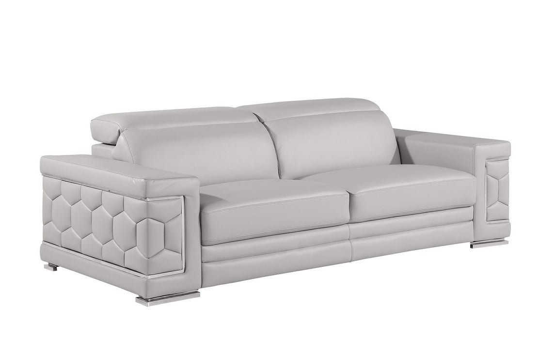 296 - Genuine Leather Living Room Set