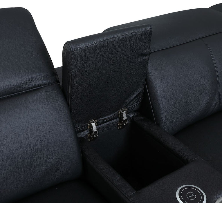 9762 - 3-Piece Modular Power Reclining Console Loveseat With 2 Power Recliners In