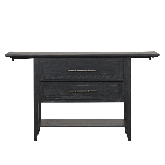 Sable Crest - Drop Leaf Server - Black