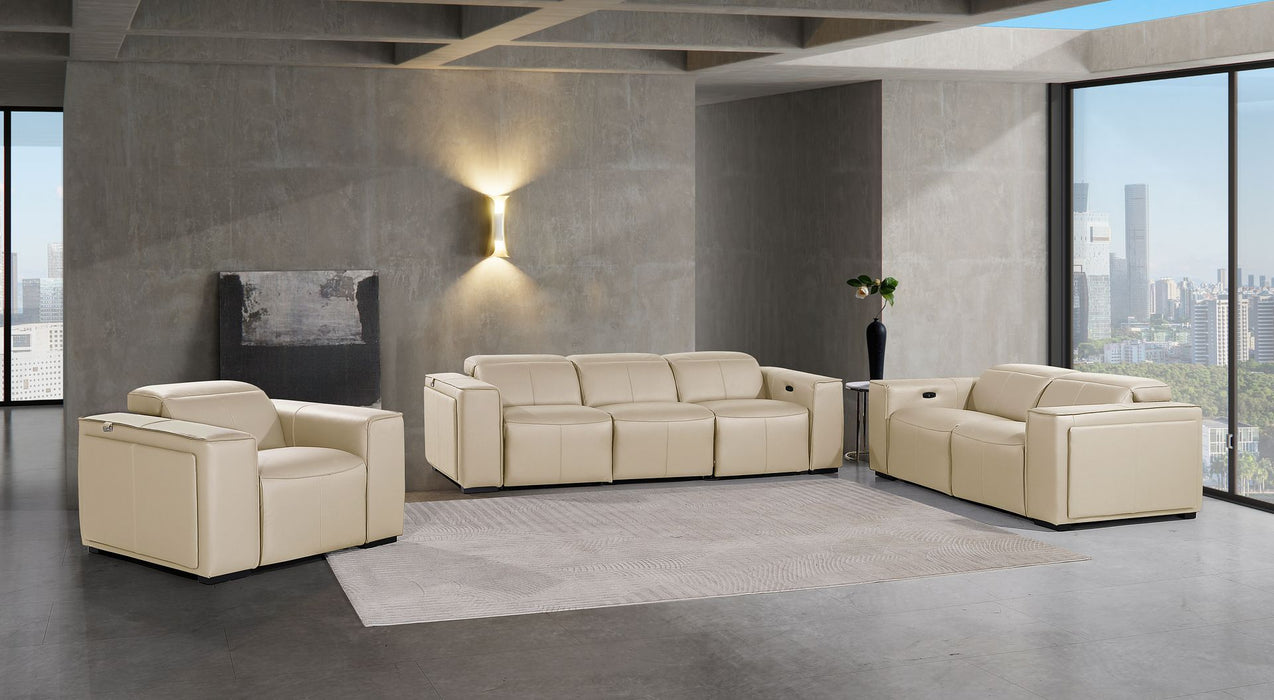 1224 - 6-Piece Modular Power Reclining Sofa, Loveseat & Chair Set In With 6 Power Recliners & Power Headrests