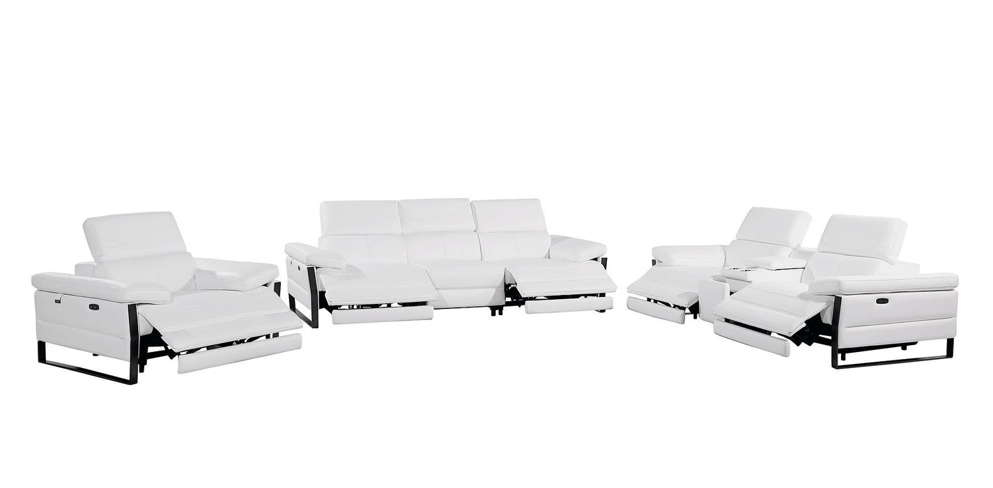 1246 - Modular Power Dual Reclining Sofa, Console Loveseat, And Chair Set With Power Headrests