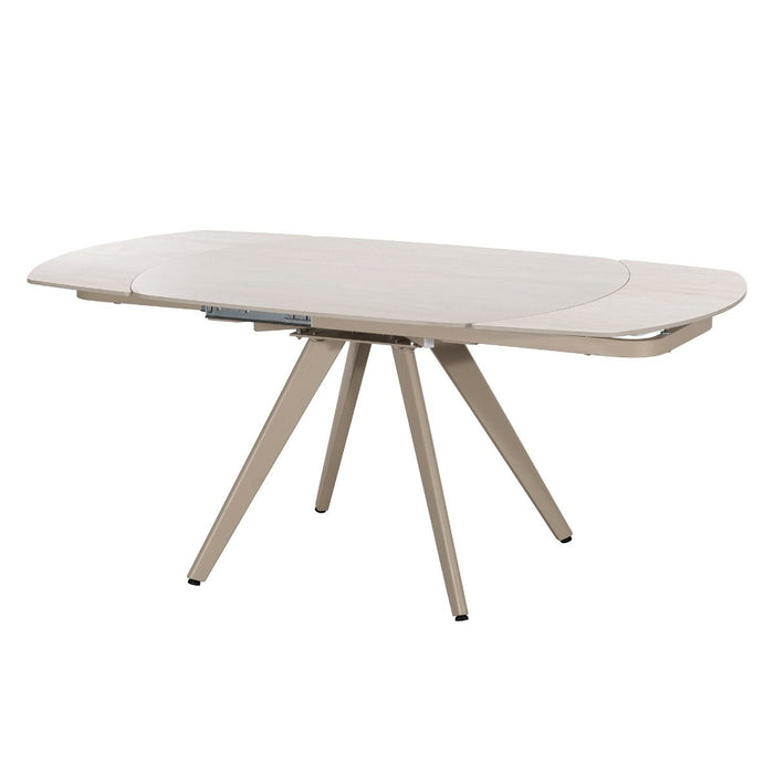 Bexley - Dining Table With Ceramic Top - Cream