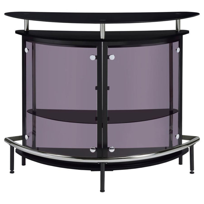 Amarillo - Freestanding Glass Top Home Bar Wine Cabinet
