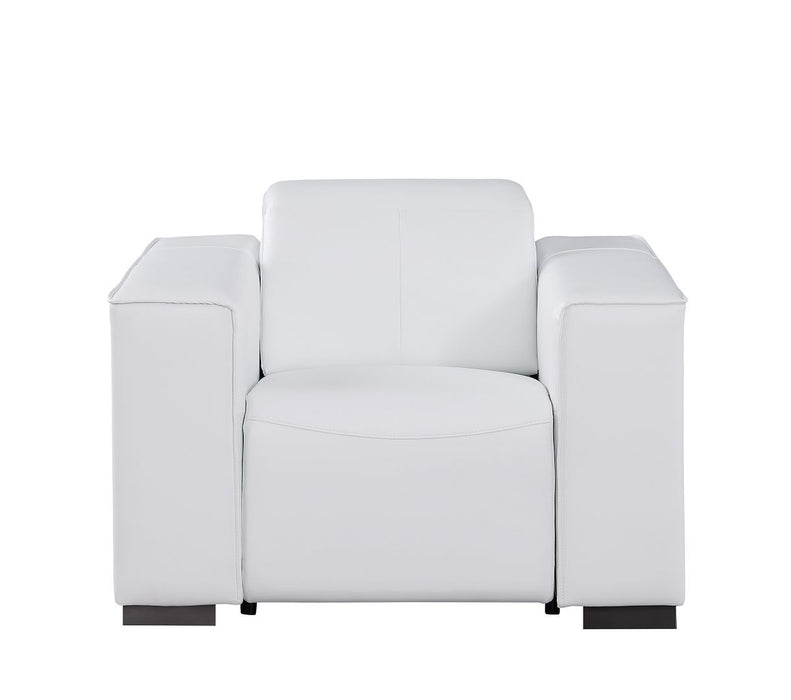 1208 - Leather Power Reclining Chair With Power Headrest
