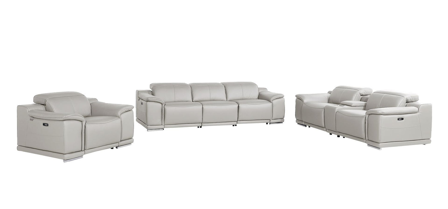 9762 - 7-Piece Modular Power Reclining Sofa, Loveseat And Chair Set With 5 Power Recliners In