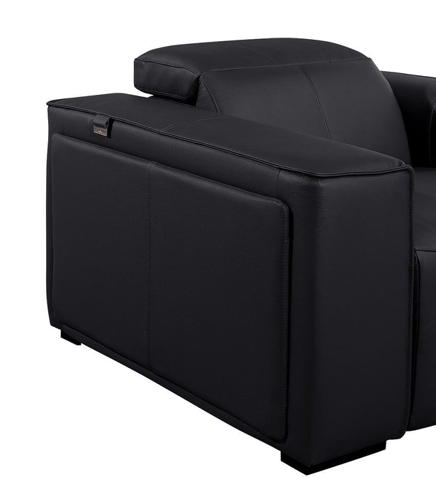 1224 - 8-Piece L-Shaped Sectional Sofa In With 4 Power Recliners & Power Headrests